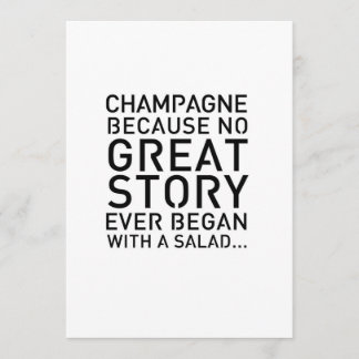 Moderne 5x7-tabelSign Champagne omdat Kaart