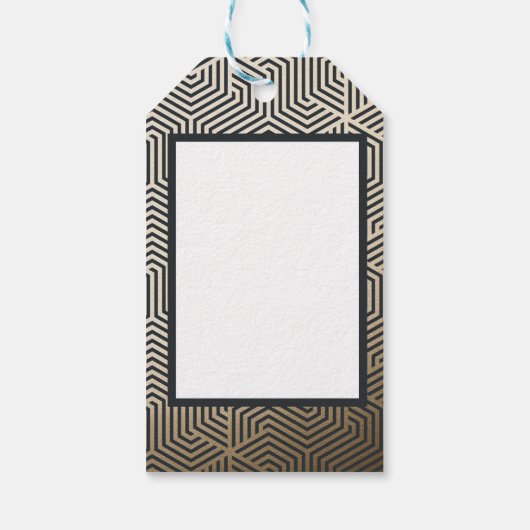 Moderne 60e verjaardag eenvoudig stijlvol elegant  cadeaulabel (Achterkant)