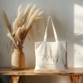 Moderne 60e verjaardag eenvoudig stijlvol elegant  tote bag