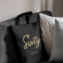 Moderne 60e verjaardag Eenvoudige Zestig Fabulous