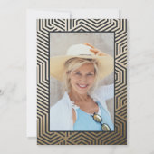 Moderne 60e verjaardag stijlvolle elegante script  kaart (Achterkant)