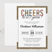 Moderne 60e verjaardag van de Leopard-pagina van d Kaart (Voorkant / Achterkant)