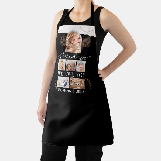 Moderne 6 Aangepaste cadeautjes voor foto's Collag Schort (Insitu)