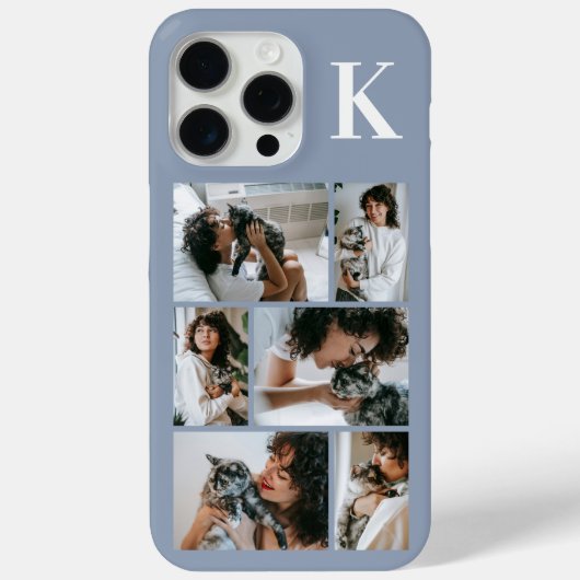 Moderne 6 Dierenfoto Stofblauw Case-Mate iPhone Case (Achterkant)