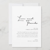 Moderne 6 foto bruiloft dank u kaart (Achterkant)