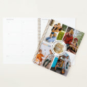 Moderne 6 foto collage gepersonaliseerd 2026 planner (Display)