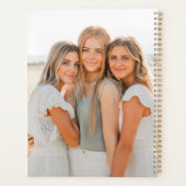 Moderne 6 foto collage gepersonaliseerd 2026 planner (Achterkant)