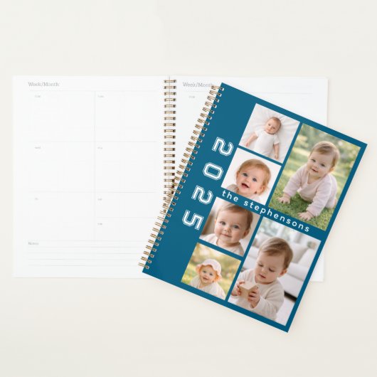 Moderne 6 Foto Collage Persoonlijk Planner (Display)