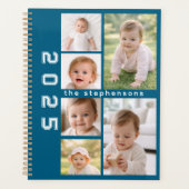 Moderne 6 Foto Collage Persoonlijk Planner (Voorkant)