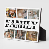 Moderne 6 foto White Family Foto Collage Fotoplaat (Zijkant)