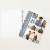 Moderne 6 Fotocollage Aangepaste kleur Gepersonali Planner (Display)