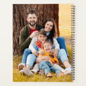 Moderne 6 fotocollage gepersonaliseerd planner (Achterkant)