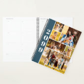 Moderne 6 fotocollage gepersonaliseerde aangepaste planner (Display)