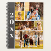 Moderne 6 Fotocollage Gepersonaliseerde Planner (Voorkant)
