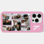 Moderne 6 Huisdier Foto Roze Case-Mate iPhone Case (Achterkant (horizontaal))