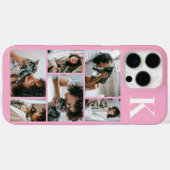 Moderne 6 Huisdier Foto Roze Case-Mate iPhone Case (Achterkant (horizontaal))