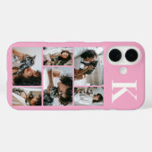 Moderne 6 Huisdier Foto Roze Case-Mate iPhone Case (Achterkant (horizontaal))