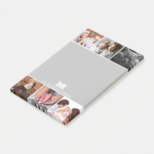 Moderne 6-reeks fotostrip | Gepersonaliseerd Post-it® Notes (Schuin)