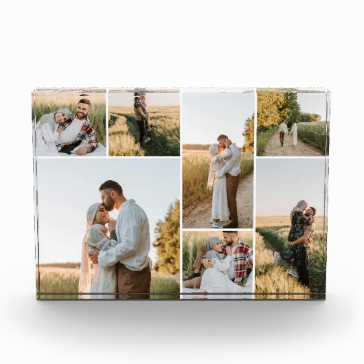 Moderne 7 fotocollage fotoblokken (Voorkant)