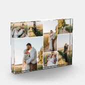 Moderne 7 fotocollage fotoblokken (Links)