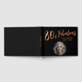 Moderne 80 en fantastische foto 80ste verjaardagsf gastenboek (Volledig)