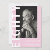 Moderne 80e verjaardag Foto 80e verjaardag Kaart (Voorkant)