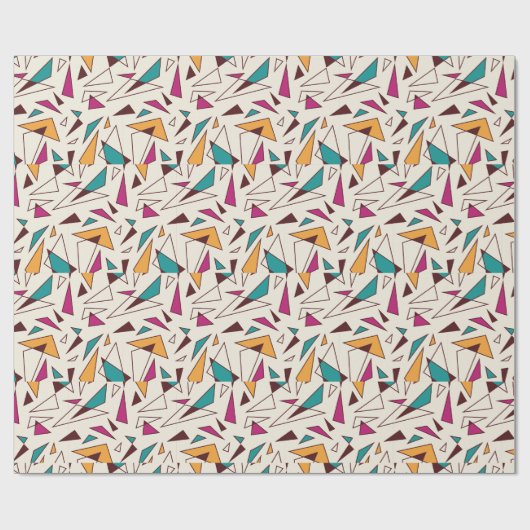 Moderne 80s-omlooppapier cadeaupapier (Vlak)