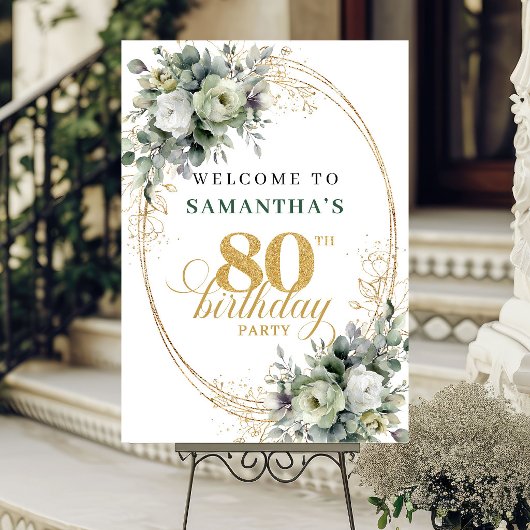 Moderne 80ste Boho Botanische Welkomstbord Poster