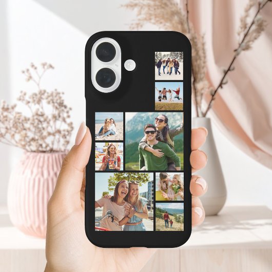 Moderne 8 Afbeelding fotocollage Case-Mate iPhone Case