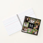 Moderne 8 Afstuderen voor fotocollage GuestBook Notitieboek (Binnen)