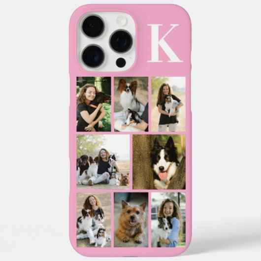 Moderne 8 Dierenfoto Roze Case-Mate iPhone Case (Achterkant)