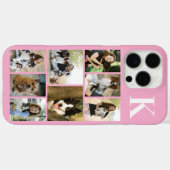 Moderne 8 Dierenfoto Roze Case-Mate iPhone Case (Achterkant (horizontaal))