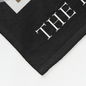 Moderne 8 foto collage familie fleece deken (Hoek)