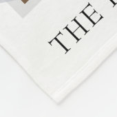 Moderne 8 foto collage familie fleece deken (Hoek)