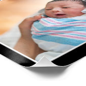 Moderne 8 - foto collage Zwarte lijsten Perfect Poster (Hoek)