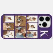 Moderne 8 Foto Paars Case-Mate iPhone Case (Achterkant (horizontaal))