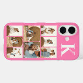 Moderne 8 Foto Roze Case-Mate iPhone Case (Achterkant (horizontaal))