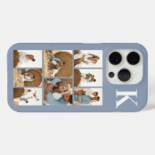 Moderne 8 Foto Stofblauw Case-Mate iPhone Case (Achterkant (horizontaal))