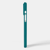 Moderne 8 Foto Teal Case-Mate iPhone Case (Achterkant / Links)