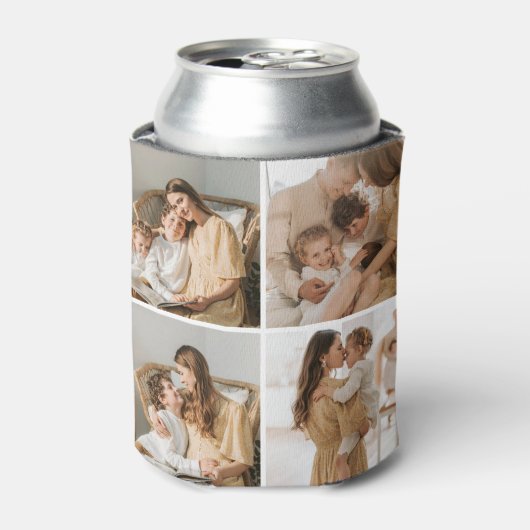 Moderne 8 fotocollage blikjeskoeler (Blikje Voorkant)