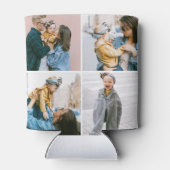 Moderne 8 fotocollage blikjeskoeler (Achterkant)