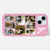 Moderne 8 Huisdier Foto Roze Case-Mate iPhone Case (Achterkant (horizontaal))
