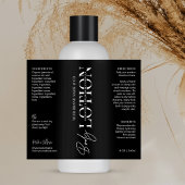 Moderne 8 OZ Kosmetische Fles Body Wash Lotion Lab Sparkling Wijnetiket