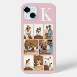 Moderne 8 Roze Blush Roze iPhone 15 Mini Hoesje