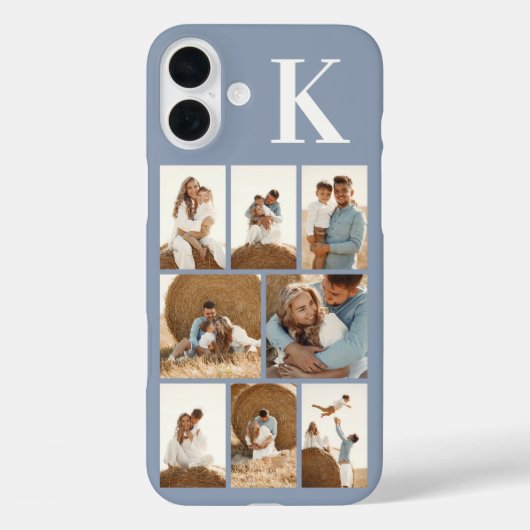 Moderne 8 Stof Blauwblauw Case-Mate iPhone Case (Achterkant)