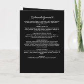 Moderne 9-foto begrafenis / herdenkingsdienst programma (Achterkant)