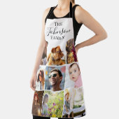 Moderne 9 foto familie collage | Gepersonaliseerd Schort (Insitu)