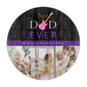 Moderne aandenken Beste pap foto collage vaders da Snijplank (Voorkant)