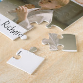 Moderne aandenken fotocollage beste oma ooit legpuzzel (Zijkant)