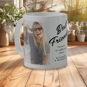 Moderne Aandenkenfoto 2 Beste Vriendin Koffiemok